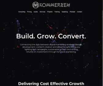 Kommerzen.com(Digital Marketing & eCommerce Consulting Services) Screenshot