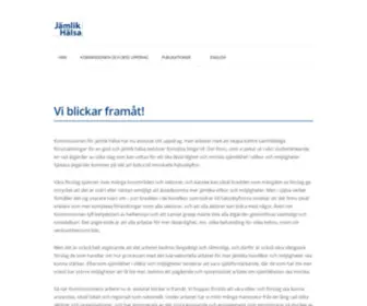 Kommissionjamlikhalsa.se(Kommissionen) Screenshot