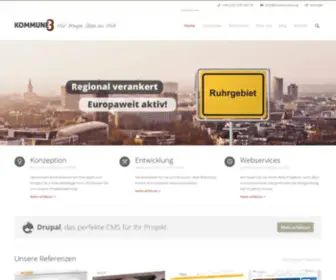 Kommune3.org(Die Drupal Entwickler) Screenshot