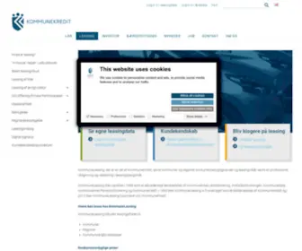 Kommuneleasing.dk(Leasing til kommuner og regioner) Screenshot