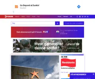 Kommunikationsforum.dk(Kforum) Screenshot