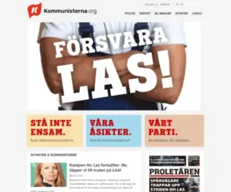 Kommunistiskapartiet.org(Kommunistiska Partiet) Screenshot