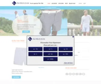 Komocean.com(Men’s Swimwear) Screenshot