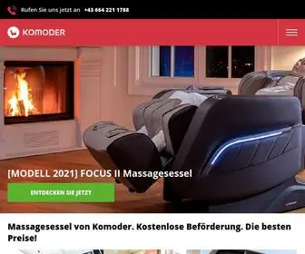 Komoder.ch(Massagesessel Komoder) Screenshot