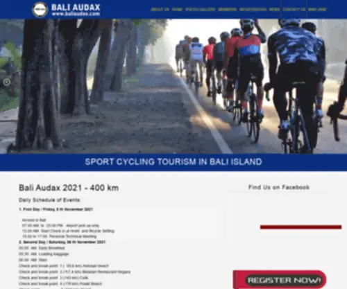 Komodoaudax.com(Bali AUDAX 2018) Screenshot