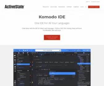 Komodoide.com(Code faster with Komodo IDE from ActiveState. Best multi) Screenshot