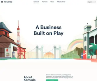 Komodo.jp(A Business Built on Play) Screenshot