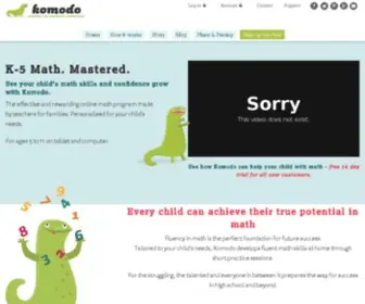 Komodomath.com(Komodo) Screenshot