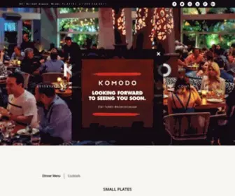 Komodomiami.com(Komodo miami) Screenshot