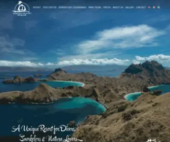 Komodoresort.com(Dive Resort in Komodo) Screenshot