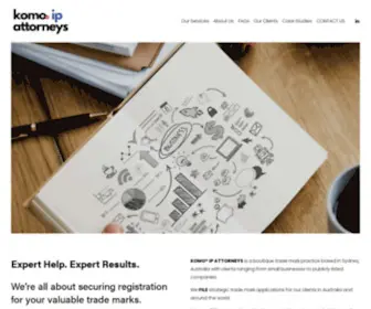 Komoip.com(KOMO IP ATTORNEYS) Screenshot