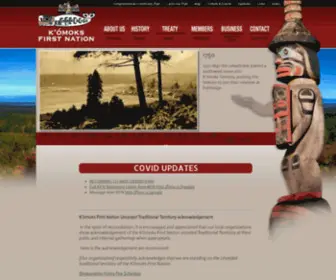 Komoks.ca(K'ómoks First Nation) Screenshot