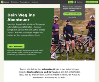 Komoot.de(Finde, plane und teile deine Abenteuer mit komoot) Screenshot