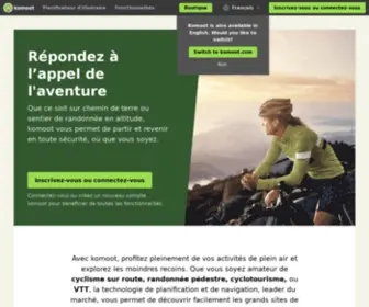 Komoot.fr(Trouvez, planifiez et partagez vos aventures avec komoot) Screenshot