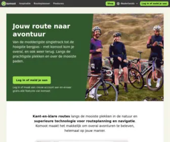 Komoot.nl Screenshot