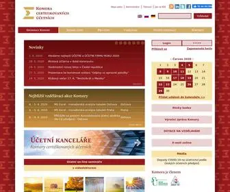 Komora-Ucetnich.cz(Informace Komory) Screenshot