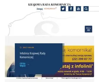 Komornik.pl(Krajowa Rada Komornicza) Screenshot