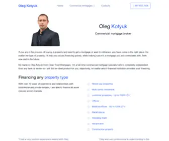 Komortgage.com(Commercial Mortgage Broker in Toronto) Screenshot