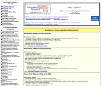 Komott.net(Komunikaty Ottawskie) Screenshot