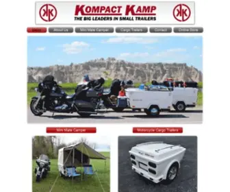 Kompactkamptrailers.com(Kompact Kamp Motorcycle Trailers) Screenshot