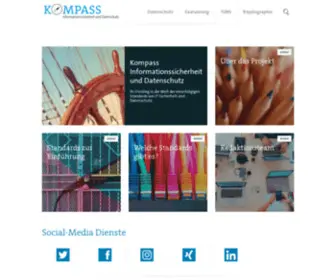 Kompass-Sicherheitsstandards.de(Kompass Informationssicherheit und Datenschutz) Screenshot