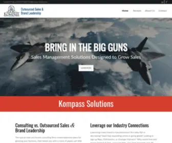 Kompass-Solutions.com(Outsourced Sales and Marketing Leadership) Screenshot