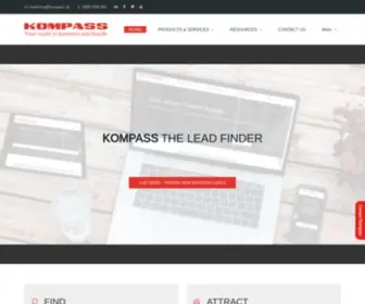 Kompassinfo.co.uk(Global B2B Data Provider) Screenshot