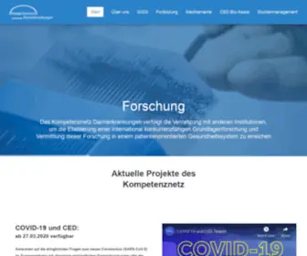 Kompetenznetz-Ced.de(Kompetenznetz Darmerkrankungen) Screenshot
