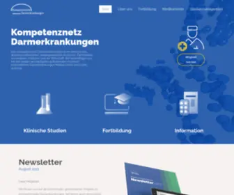 Kompetenznetz-Darmerkrankungen.de(Kompetenznetz Darmerkrankungen) Screenshot