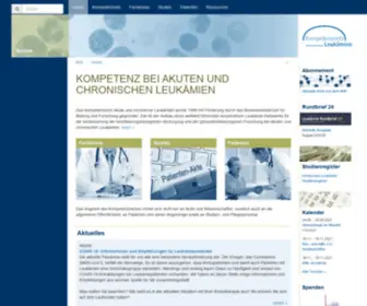 Kompetenznetz-Leukaemie.de(Kompetenz) Screenshot