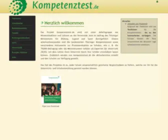 Kompetenztest.de(Vergleichsarbeiten) Screenshot