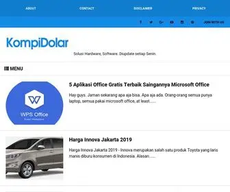 Kompidolar.com(Simplify Responsive Blogger Template) Screenshot