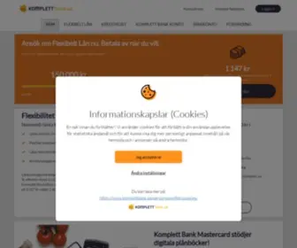 Komplettbank.se(Lån) Screenshot