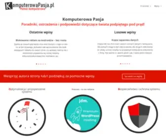 Komputerowapasja.pl(Portal komputerowy) Screenshot