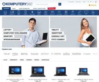 Komputery360.pl(Komputery, Laptopy, Monitory) Screenshot
