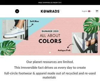 Komrads.world(The sustainable cult brand) Screenshot