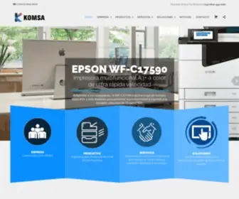 Komsa.com.ar(Venta Alquiler Fotocopiadoras Impresoras) Screenshot