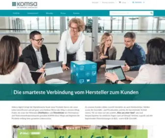 Komsa.com(Distributor & Dienstleister) Screenshot