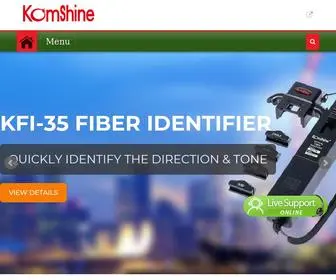 Komshine.com(Komshine Optical Fiber Fusion Splicer) Screenshot