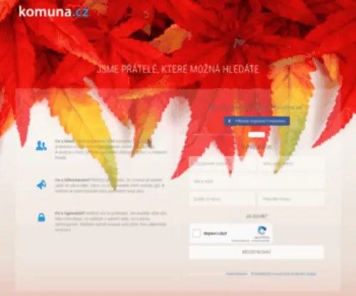 Komuna.cz(Webhosting) Screenshot