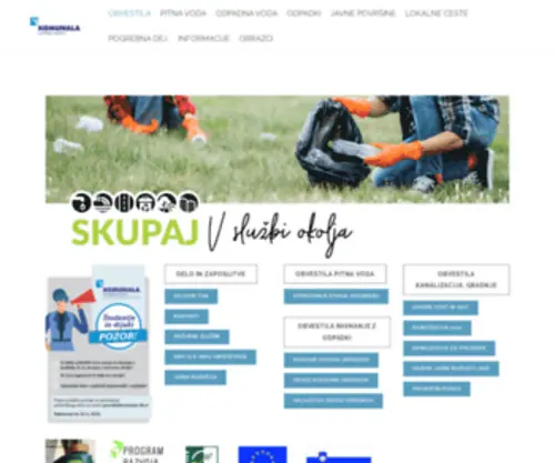 Komunala-SLB.si(KOMUNALA SLOVENSKA BISTRICA D.O.O) Screenshot