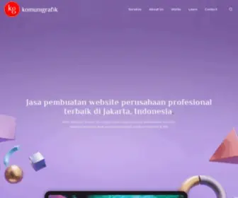 Komunigrafik.com(Web Designer & Web Developer jasa pembuatan website & aplikasi di Jakarta) Screenshot