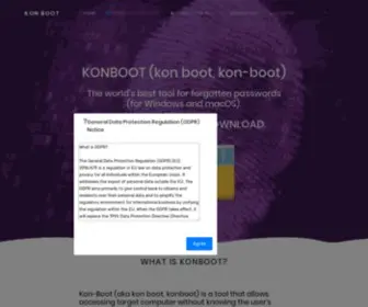 Kon-Boot.com(Kon boot) Screenshot