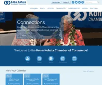 Kona-Kohala.com(Kona-Kohala Chamber of Commerce, HI) Screenshot