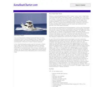 Konaboatcharter.com(Kona Boat Charter) Screenshot