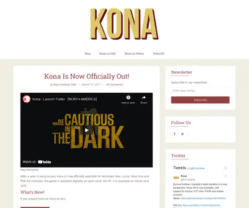 Konagame.com(Development Blog) Screenshot