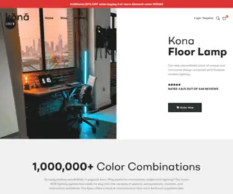 Konalamp.com(Inspired by true Japanese minimalism the Kōnā Floor Lamp) Screenshot