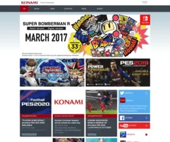 Konami-Europe.net(Live Your Most Outstanding Life With) Screenshot