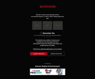 Konamigaming.com(Konamigaming) Screenshot