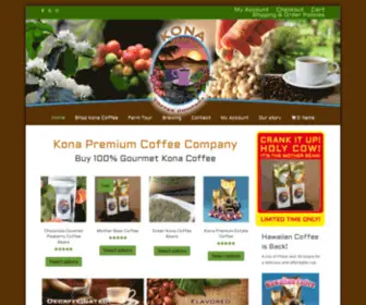 Konapremium.com(Kona Premium Coffee Company) Screenshot